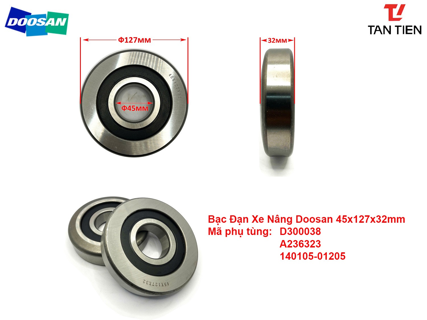 Bạc Đạn Doosan D300038